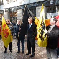 Protestactie Belgisch Consulaat Alicante